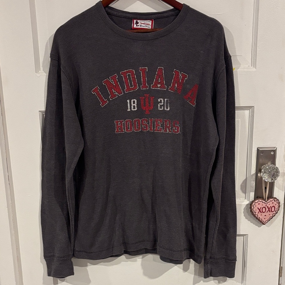 American Classic Sportswear Indiana Hoosiers Graphic Long Sleeve Shirt